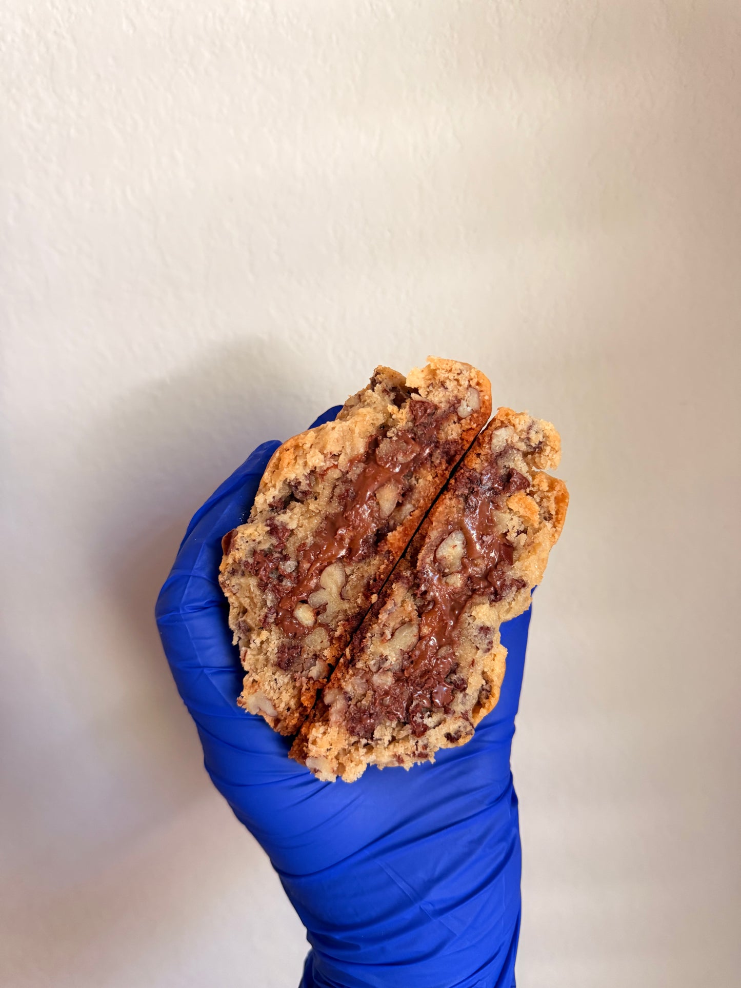 Breylin's Fave (Chocolate Chip filled with Caramel Pecan)